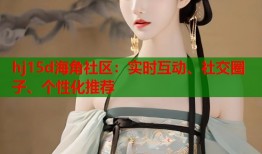 hj15d海角社区：实时互动、社交圈子、个性化推荐